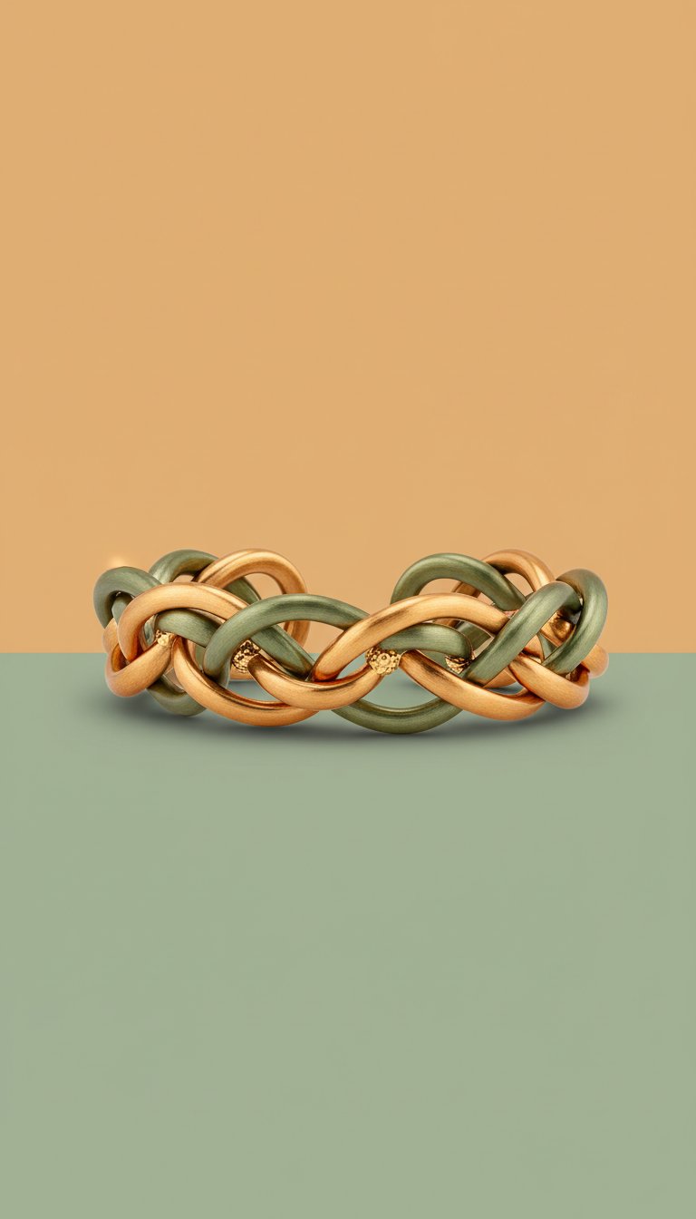 Armband aus Bernstein und Olive